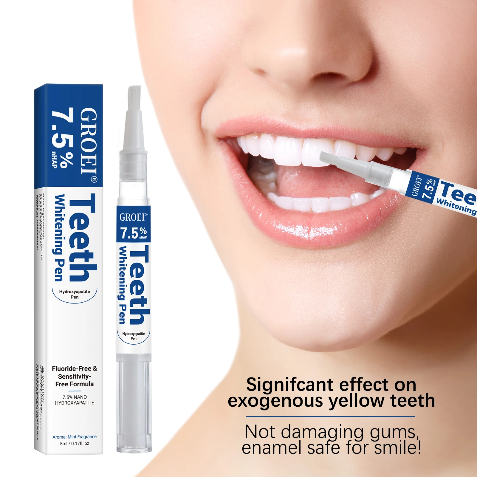 Teeth Whitening Gel - Гидроксипатитовая ручка для отбеливания зубов, ослепительная