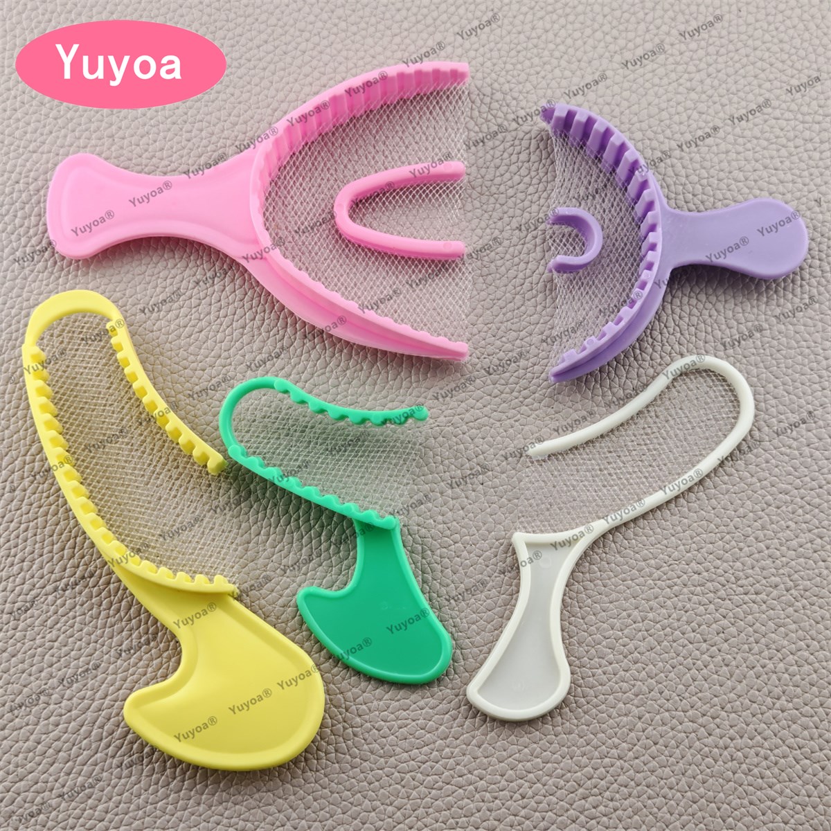 Teeth Whitening Tray - 100 шт. цветных одноразовых пластиковых оттискных