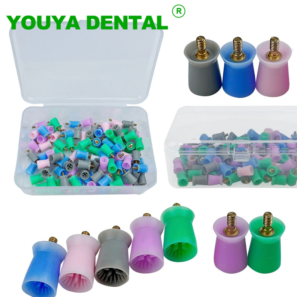 Whitening Teeth Dentist - 100 шт./упак. Стоматологические полировочные чашки для