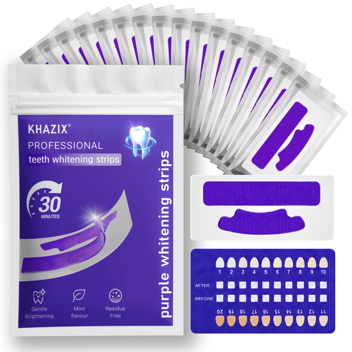 Teeth Whitening Retainer - 7 шт. полосок для отбеливания зубов