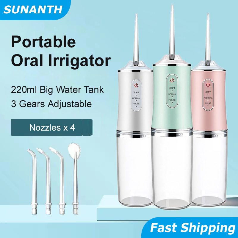 Water Flosser Cordless - Портативный умный электрический ирригатор для полости