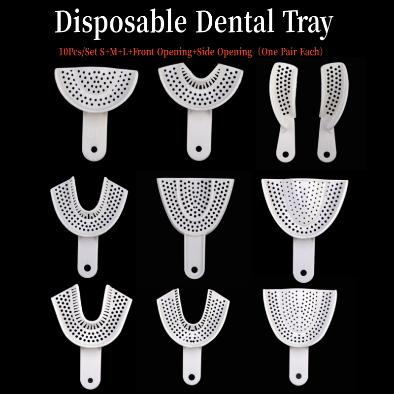 Teeth Whitening Tray - 10 шт., пластиковые лотки для оттисков