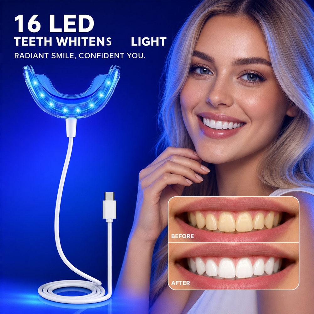 Teeth Whitening With Trays - Ускоритель отбеливания зубов, умный светодиодный синий