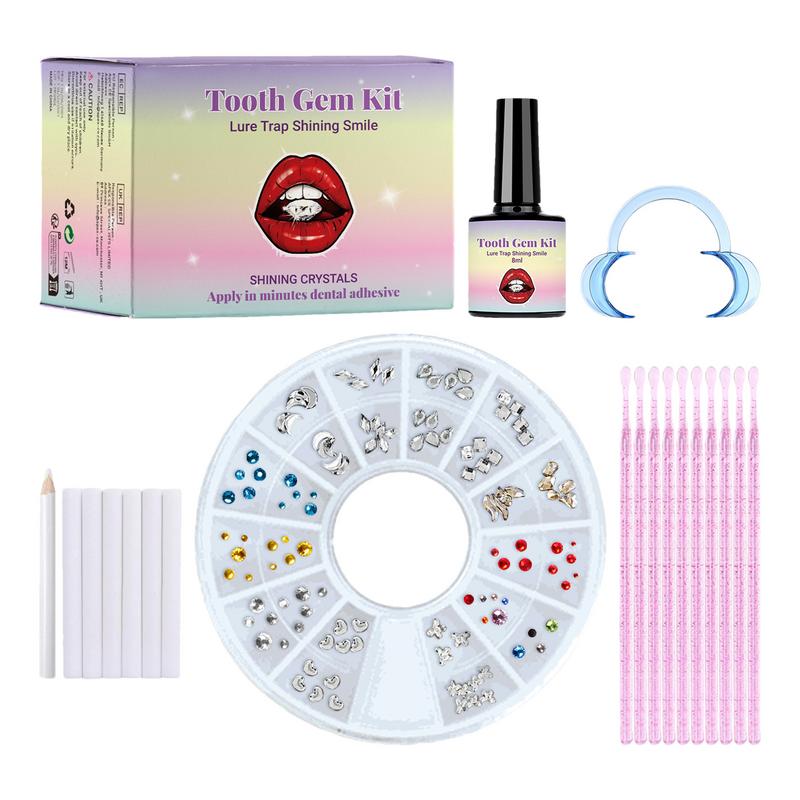 Tooth Gem Kit - Зубы блестящие наклейки зубы кристаллы бриллианты