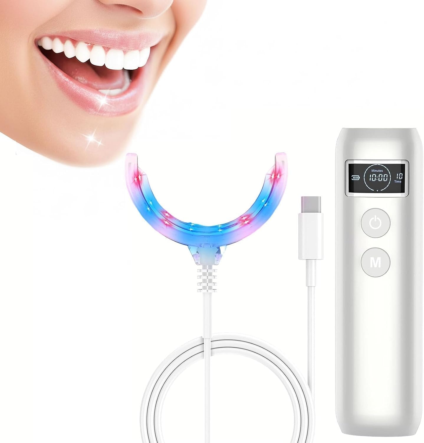 Teeth Whitening With Trays - Лампа-усилитель для отбеливания зубов с синим