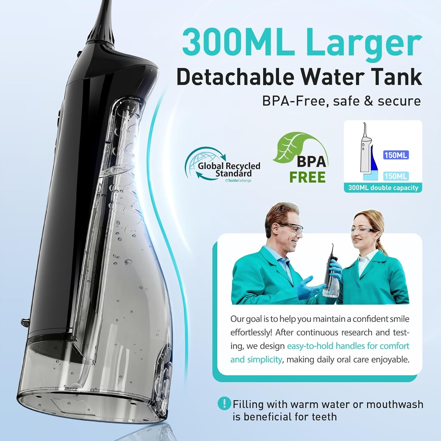 Портативный беспроводной ирриг – обзор и цена Water Flosser Cordless