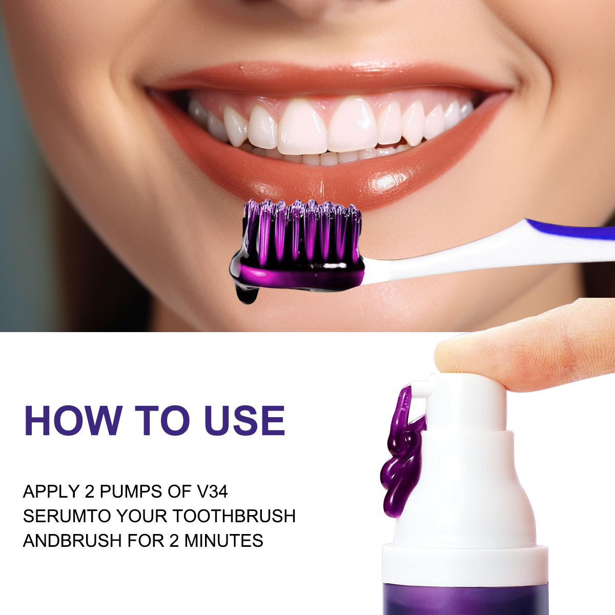 Фиолетовая зубная паста-коррек – обзор и цена Teeth Whitening Crest