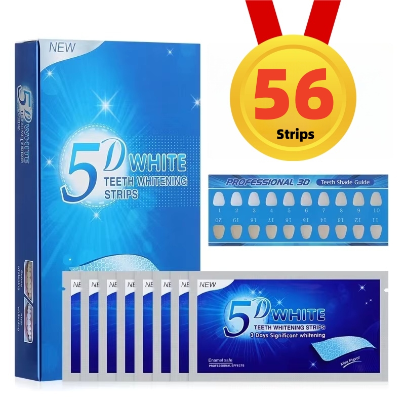 5D полоски для отбеливания зуб – обзор и цена Teeth Whitening Crest