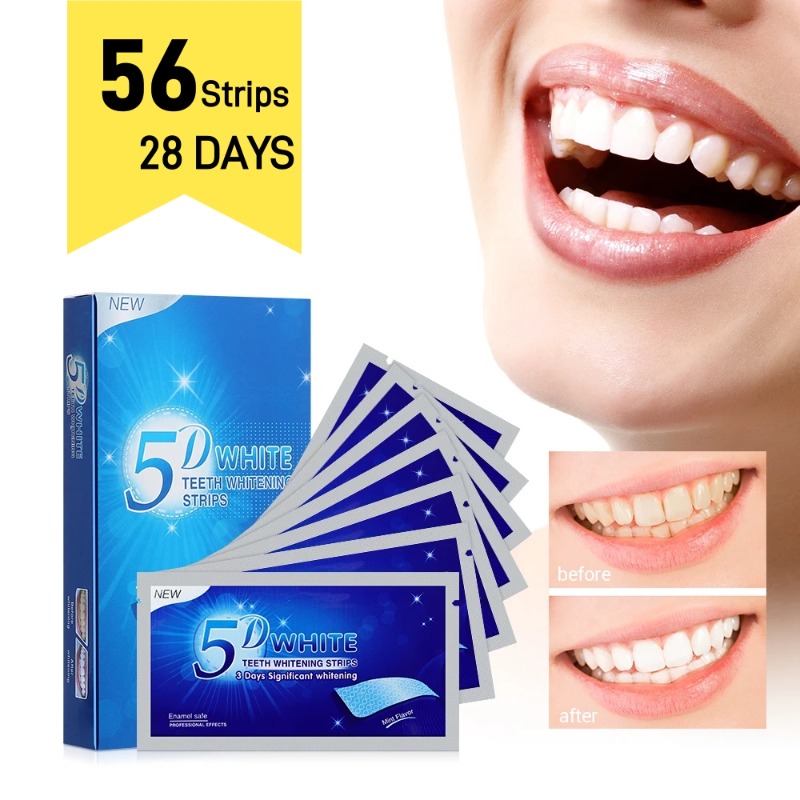 5D полоски для отбеливания зуб – обзор и цена Teeth Whitening Crest