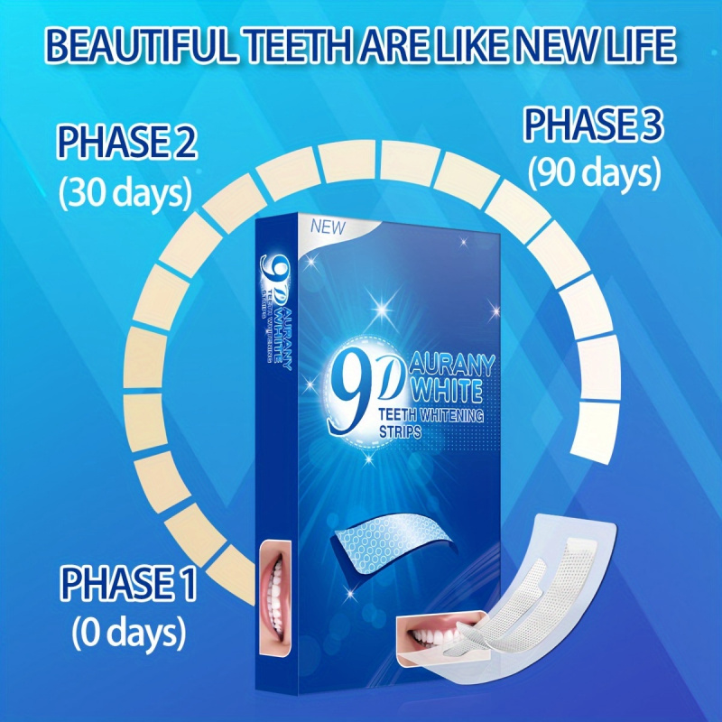 21 пара 9D белых полосок для о – обзор и цена Teeth Whitening Retainer