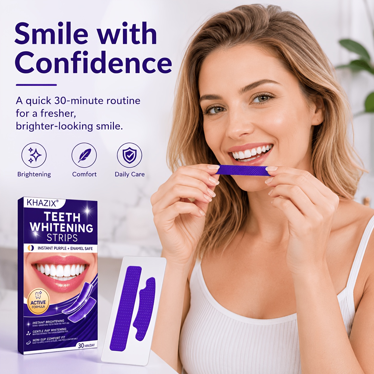 5/10 пар фиолетовых полосок дл – обзор и цена Teeth Whitening Retainer