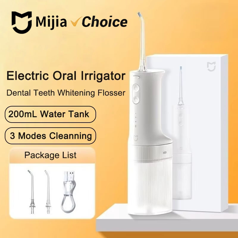 Портативный ирригатор Mijia ME – обзор и цена Teeth Whitening Mouthwash