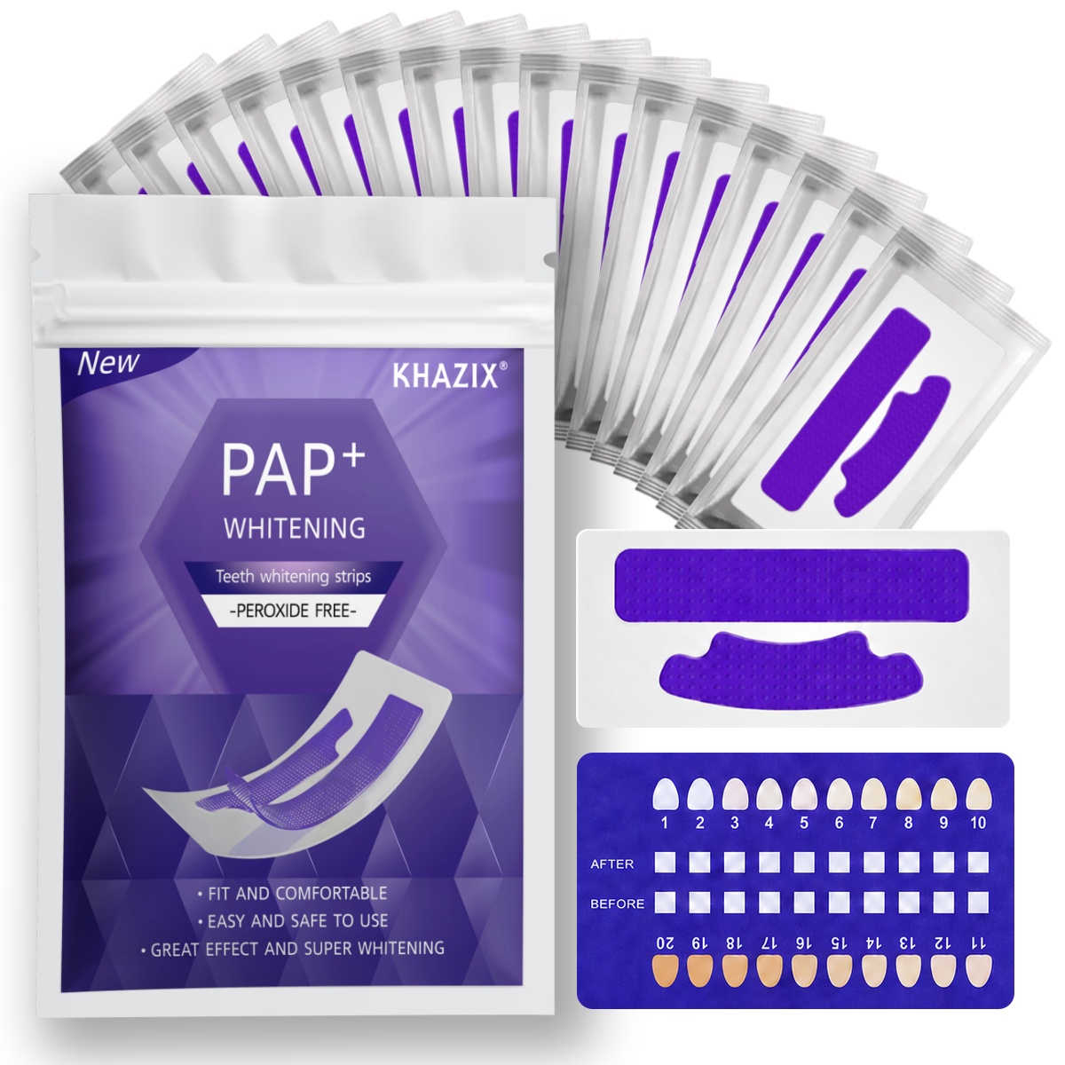 7 пар полосок для отбеливания  – обзор и цена Teeth Whitening Retainer