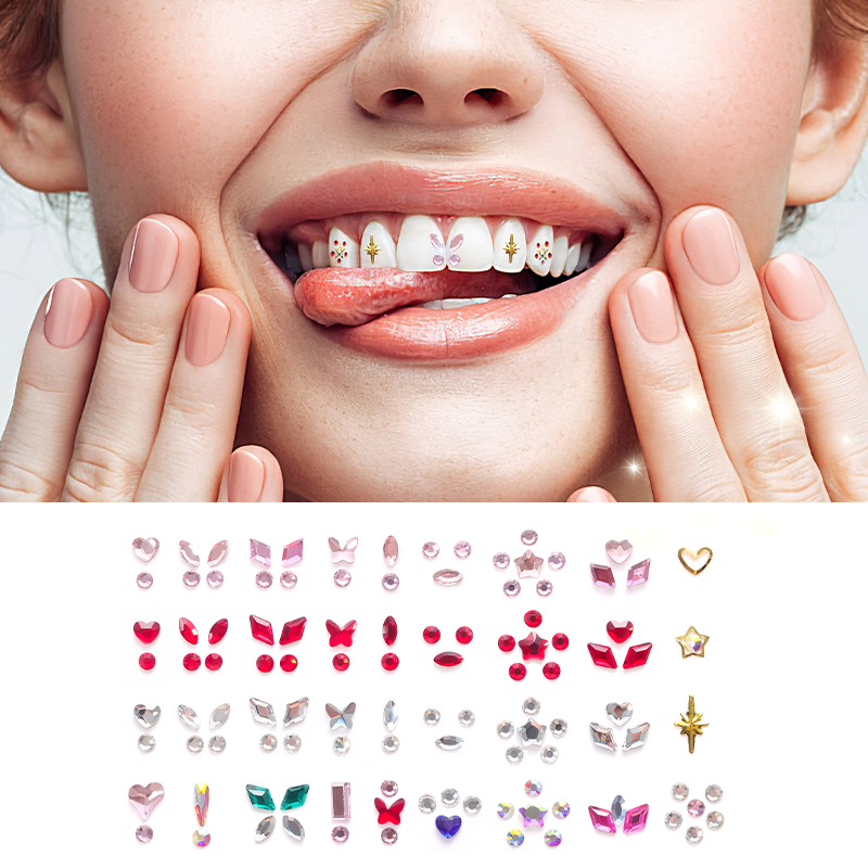 Стоматологические украшения, н – обзор и цена Tooth Gem Kit