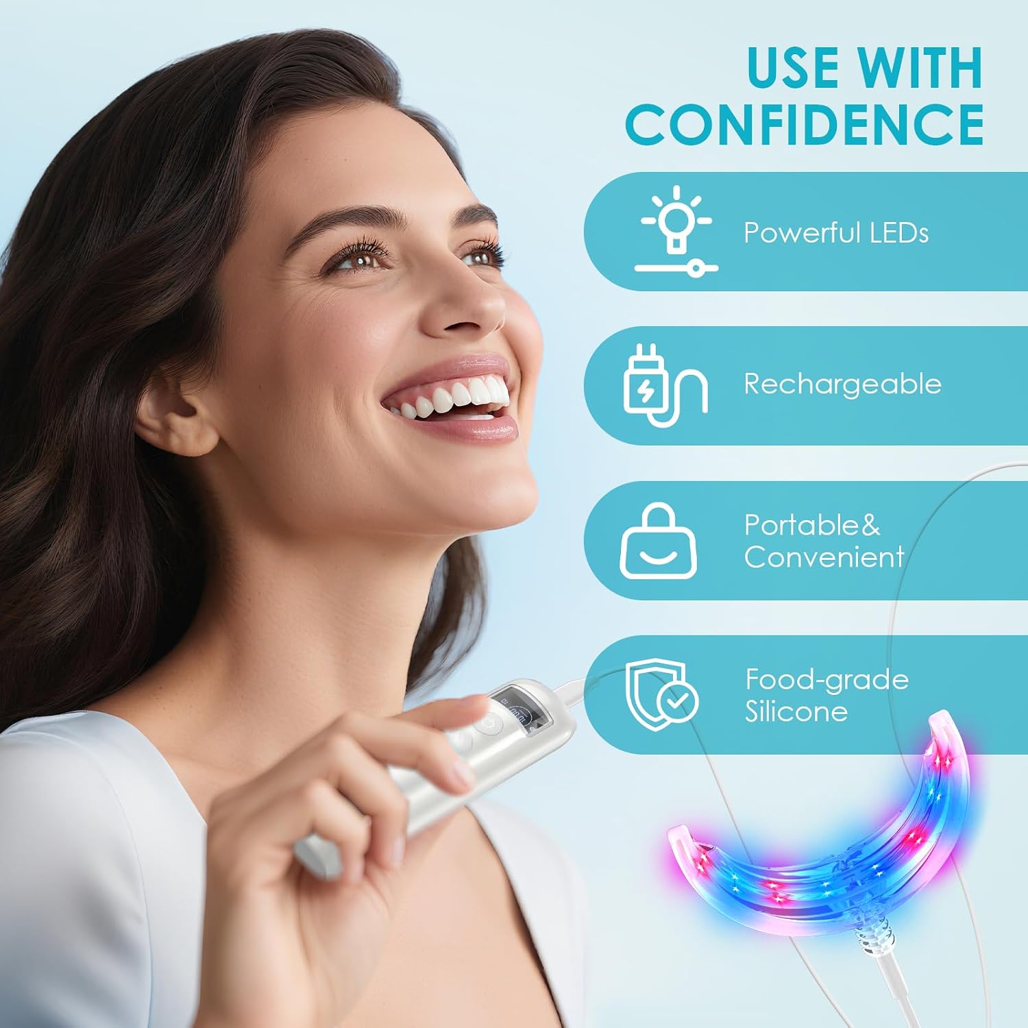 Ускоритель отбеливания зубов с – обзор и цена Teeth Whitening With Trays