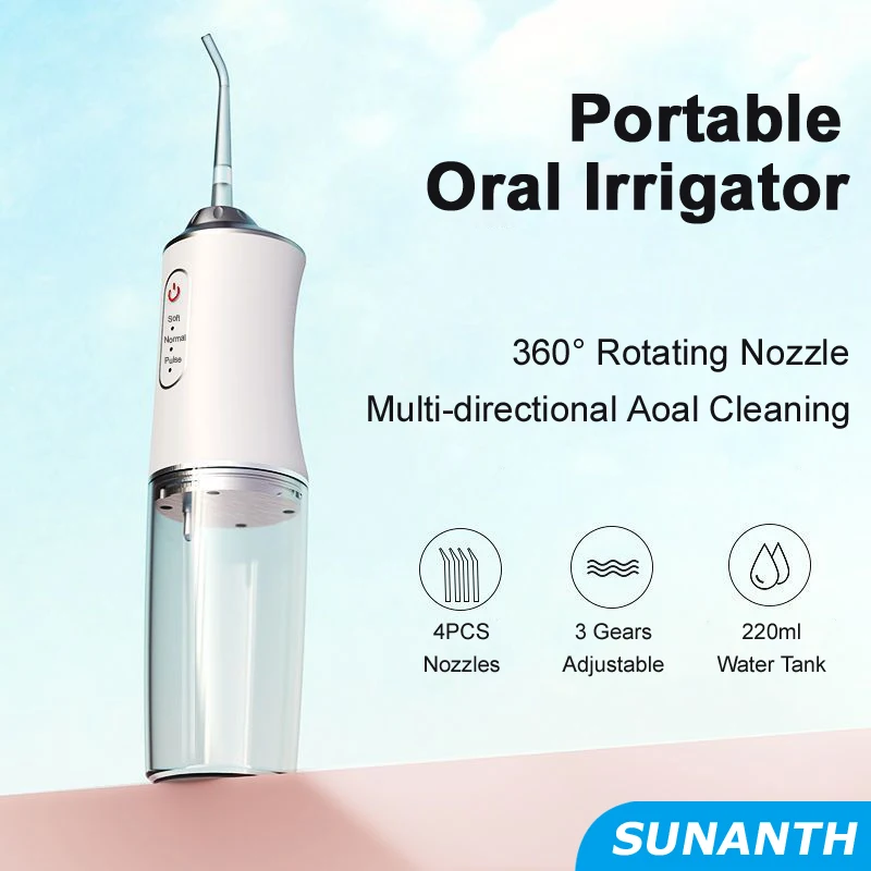 Портативный умный электрически – обзор и цена Water Flosser Cordless