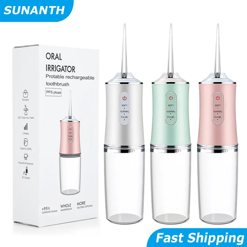 Портативный умный электрически – обзор и цена Water Flosser Cordless