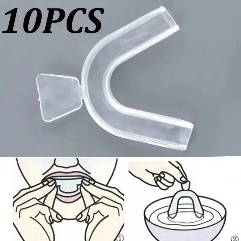 10 шт. силиконовых капп для за – обзор и цена Teeth Whitening With Trays