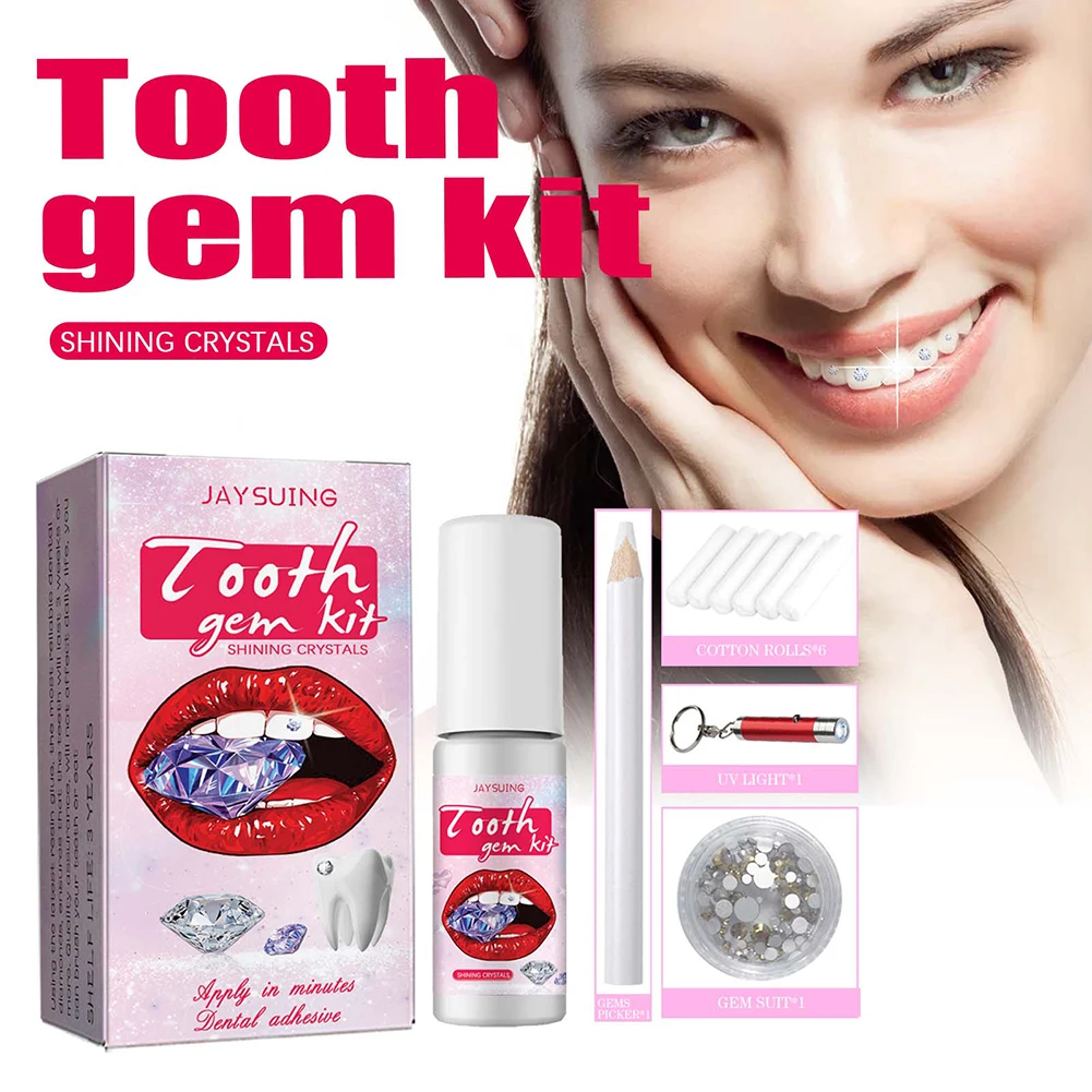 DIY зубной адаптер с кристалла – обзор и цена Tooth Gem Kit